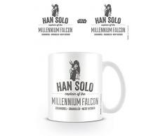 empireposter Star Wars - Han Solo- Krieg der Sterne - Keramik Tasse - Größe Ø8,5 H9,5cm
