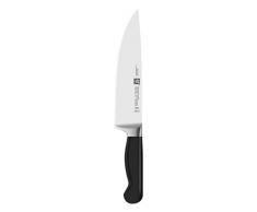 Zwilling 33601-201-0 Pure Kochmesser, Rostfreier Spezialstahl, Zwilling Sonderschmelze, Kunststoff, 200 mm, schwarz