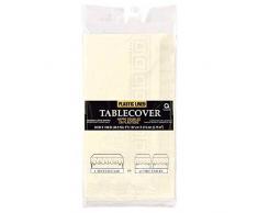 amscan International 1,4 x 2,8 m Tisch, Vanilla Cream