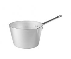 Agnelli Stieltopf konisch mit einem Griff und Auslauf, Durchmesser 160 mm Cod.fama916