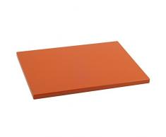 Metaltex 73381538 Schneidebrett, Polyethylen,, Kunststoff, Mandarine, 38 x 28 x 1,5 cm