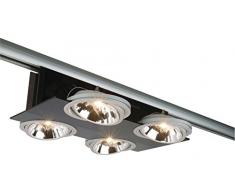 Deko-Light Schienensystem 3-Phasen 230 V, Parasol II, 220-240 V AC/50-60 Hz, G53 / QR111, 35 W 003405