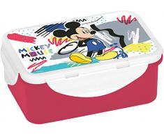 Disney Mickey Mouse Mickey & Friends Brotdose, Brotbox, Lunchbox, Lunch-Box, PP, Mehrfarbig, 16x10,5x6,5cm
