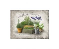 Nostalgic-Art 14184 Home & Country - Jardin Francais, Magnet 8x6 cm