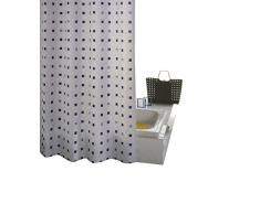 GRUND Duschvorhang PIAZZE 180x200 cm weiss-blau