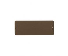 KalaMitica 24009-810-024 magnetische Kreidetafel aus Stahl, Corten-Effekt 9x24 cm
