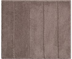 Grund 3D Badteppich 100% Polyester, ultra soft, rutschfest, LEVIO, WC-Vorlage o.A. 50x60 cm, kakao