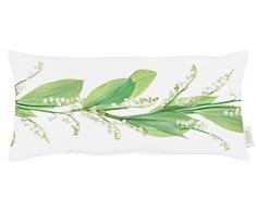APELT Kissen, Polyester-Baumwolle, Grün, 24 x 48 x 10 cm
