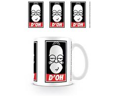 Pyramid International The Simpsons (DOHBEY) Keramikbecher, Keramik, Mehrfarbig, 8.5 x 12 x 10.5 cm