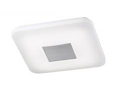 WOFI LED Deckenleuchte, Plastik, Integriert, 25 W, Weiß, 33 cm x 33 cm