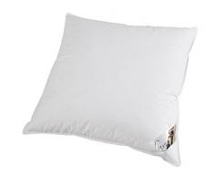 Böhmerwald Luxus Kopfkissen, 100 % Daunen, Füllgewicht: 600 g, Stützkomfort: extra weich, 80 x 80 cm