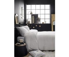 Today HC3Â BettwÃ¤sche 2Â Personen Gold Label White Zig Zag Bettbezug 2Â KissenbezÃ¼ge 63Â x 63Â cm, Polyester, WeiÃ, 220Â x 240Â cm