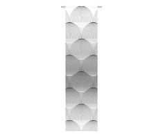 Home Fashion SCHIEBEVORHANG DEKOSTOFF Digitaldruck BENARI, Stoff, grau, 245 x 60 cm