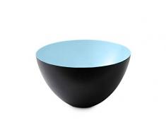Norman Copenhagen Krenit Deko Schale, Stahl, blau, 14x25cm