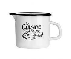 Premier Housewares Abtropfgestell mit 2 Ebenen, Chrom, Purple Emaille Beschichteted Frame, Halter aus Glas und Utensilien, Abnehmbarer Purple Plvastic Drip Tray