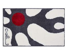 Grund COLANI Exklusiver Designer Badteppich 100% Polyacryl, ultra soft, rutschfest, ÖKO-TEX-zertifiziert, 5 Jahre Garantie, Colani 12, Badematte 60x100 cm, weiss