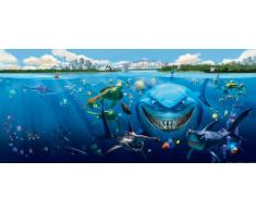 AG Design FTDh 0613 Findet Nemo Disney Charaktere, Papier Fototapete Kinderzimmer - 202x90 cm - 1 Teil, Papier, multicolor, 0,1 x 202 x 90 cm
