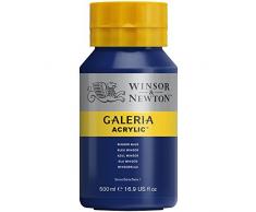 Winsor & Newton 2150706 Galeria Acrylfarbe, hohe Pigmentierung, lichtecht, buttrige Konsistenz, 500 ml Topf - Winsorblau