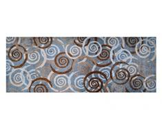 LifeStyle-Mat Designer Fussmatte Haustür â Fussmatten Rutschfest und Waschbar â Schmutzfangmatte/Fussabstreifer â Grau 67x170cm