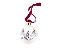 Portmeirion Home & Gifts Weihnachtskugel Rebhuhn in a Birne, Keramik, Mehrfarbig, US:5 / cn:35