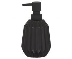 Sealskin Seifenspender Arte, aus natürlichem Porzellan, schwarz