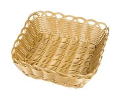 Kesper 17845 Brot- und Obstkorb, 29 x 29 x 9 cm, braun