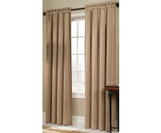 United Curtain Blackstone Verdunkelungsvorhang für Fenster Vorhang-Paneel 54 x 63 Gold