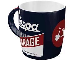 Nostalgic-Art Retro Kaffee-Becher - Vespa - Garage, Große Lizenz-Tasse mit Vespa-Motiv, Vintage Geschenk-Idee für Vespa Roller Fans, 330 ml