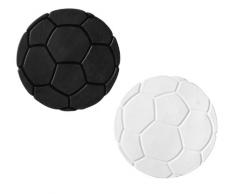 Ridder 69690 Mini Dusch- und Badewanneneinlage XXS, Saugtiere, Wannentiere, BadespaÃ, FuÃball schwarz weiÃ