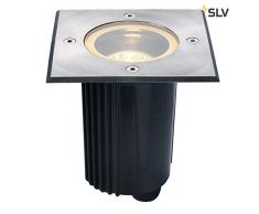 SLV DASAR 80 Outdoor Bodeneinbauleuchte, GU5.3, edelstahl
