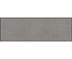 wash+dry Fußmatte Cool Grey, 60x180 cm, innen, waschbar, hellgrau