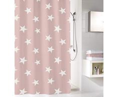 Kleine Wolke Nova Duschvorhang, 100% Polyester, Old Rose, 180x200 cm