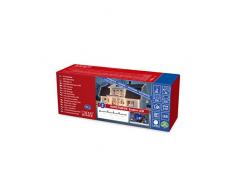Konstsmide 4850-507 LED Hightech System Erweiterung / Lichterkette / für Außen (IP44) / 50 bunte Dioden / schwarzes Softkabel