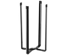 YAMAZAKI Abtropfständer, Silikonharz, Schwarz, One Size