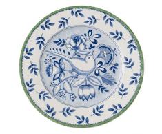 Villeroy & Boch Switch 3 Cordoba Frühstücksteller, 21 cm, Porzellan, Weiß/Blau/Grün