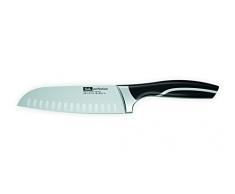 Fissler perfection / Santoku-Messer (Ø 18 cm) Kochmesser, Japanisches-Küchenmesser, extrem scharf, mit Kullen, rutschfeste Kunststoffgriffe