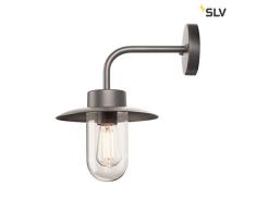 SLV LED Außen-Wandleuchte MOLAT für die Beleuchtung von Wänden, Wegen, Eingängen | LED Strahler, Wand-Lampe, Aussenleuchte, Gartenlampe, Wegeleuchte | industriell vintage | E27, max. 60W, EEK E-A++