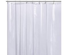 Badezimmer Duschvorhang Transparent Durchsichtig Wasserdicht - Vorhang für Dusche & Badewanne 180x180 Shower Curtains Design Schimmelresistent Wasserdicht Antibakteriell & Geruchsneutral
