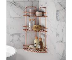 Metaltex Reflex Eckregal 3- Etg. 23x23x53cm Polytherm Kupfer