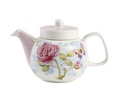 Villeroy & Boch Rose Cottage Teekanne, Premium Porzellan