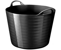 Strata Weicher Korb aus Polyethylen mit niederer Dichte, 48Â x 37,5Â cm schwarz