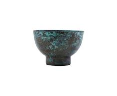 House Doctor Kerzenständer Kesi, türkis, 10 x 10 cm