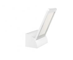 OSRAM LED Wandleuchte Silento Muro / 2-in-1 LED Wandlampe und LED-Tischleuchte / Designerlampe / touch dimmbar / hochwertiges Aluminium in weià / 6W / warmweià - 3000K