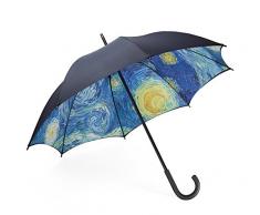 MOMA Stockschirm Starry Night Regenschirm, Polyester, Ø 102cm