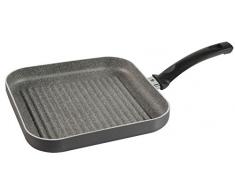 Lucca Grillpfanne, antihaftbeschichtet, Ø 27 cm, quadratisch, grau