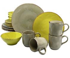 CreaTable 17172, Serie Organic Elements, Geschirrset Kombiservice 16 teilig