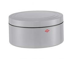 Wesco GebäckDS Classic Line Gebäckdose, Edelstahl, gunmetal, 24 x 24 x 12.5 cm