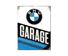Nostalgic-Art 14345, BMW Garagen, Magnet 8x6 cm, Metall, 8 x 6 x 0.2 cm