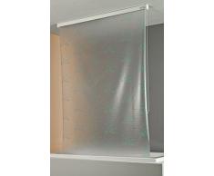 ECO-DuR 4024879001513 Kassetten Duschrollo 134 cm silber - Tropfen calypso