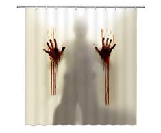 Lileihao Duschvorhang, Landschafts-Serie, Badezimmer-Dekoration, Zubehör, 177,8 x 177,8 cm, Perfekter Polyesterstoff Multi 4657